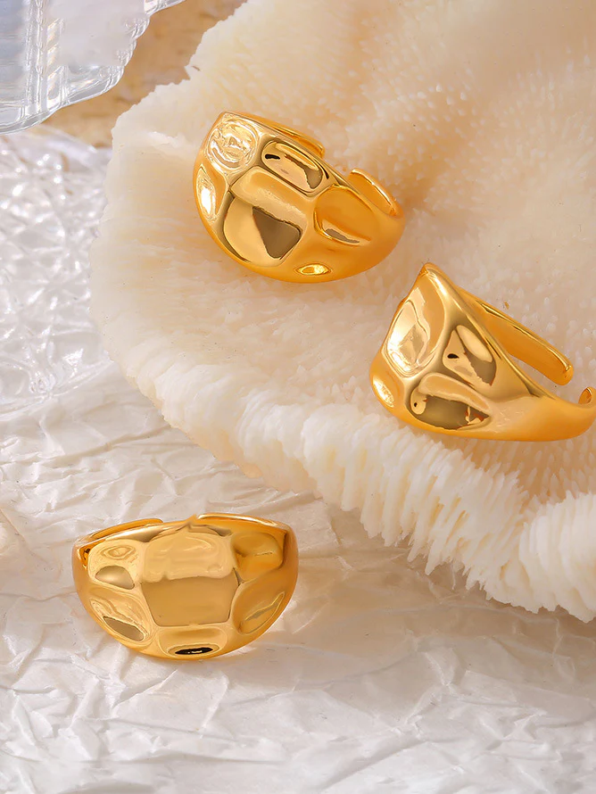 1pc Tunnel Curved Open Ring - Image 3
