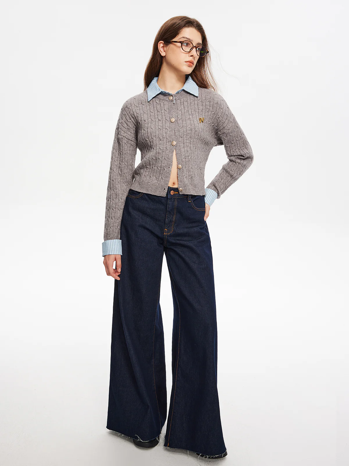 2 in 1 Button Knit Top - Image 3