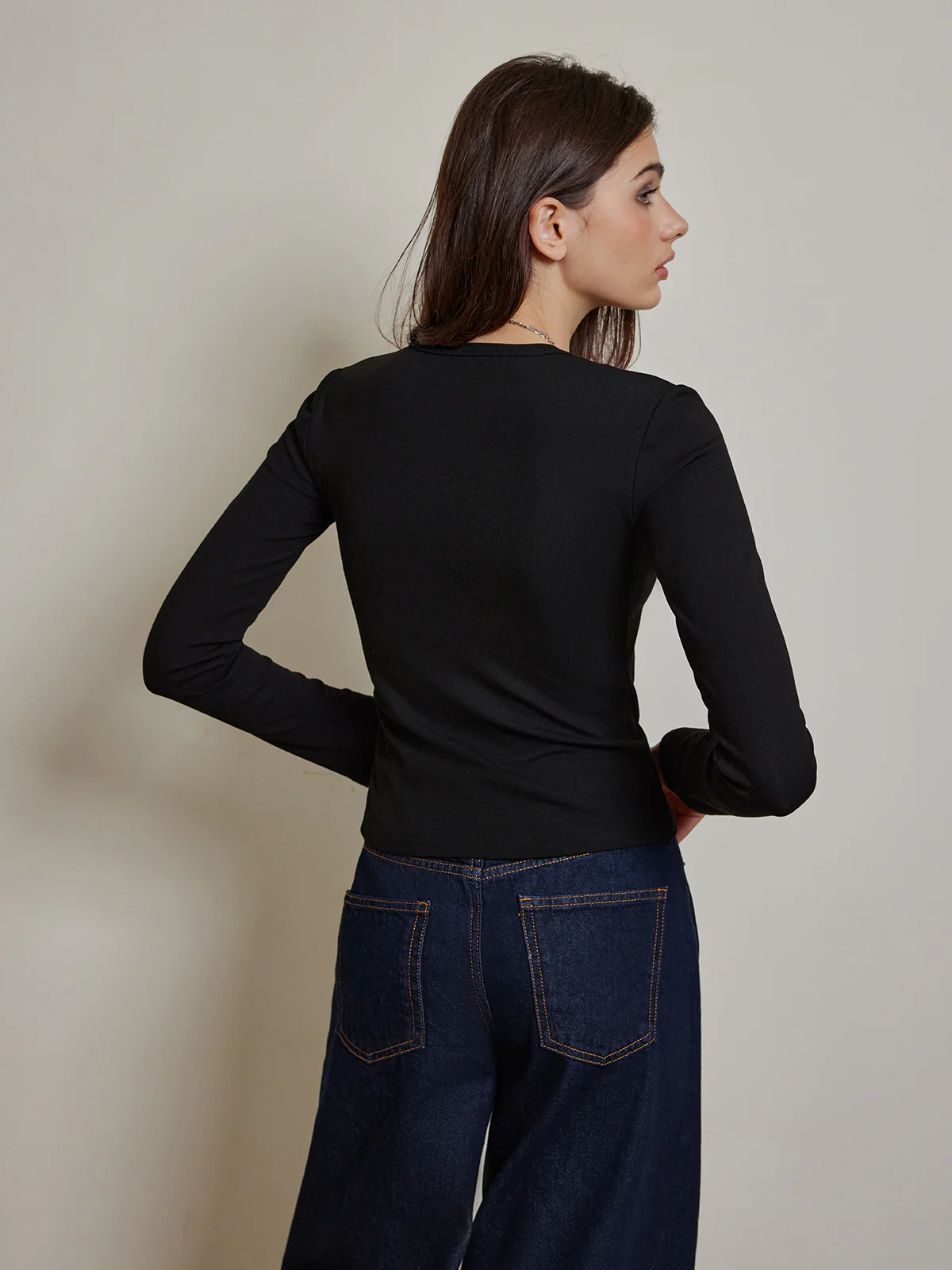 2 in 1 Color Block Jersey Top - Image 4