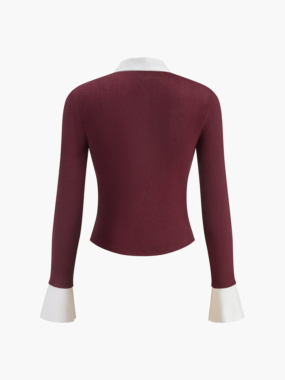 2 in 1 Contrast Binding Button Shirt - Image 9