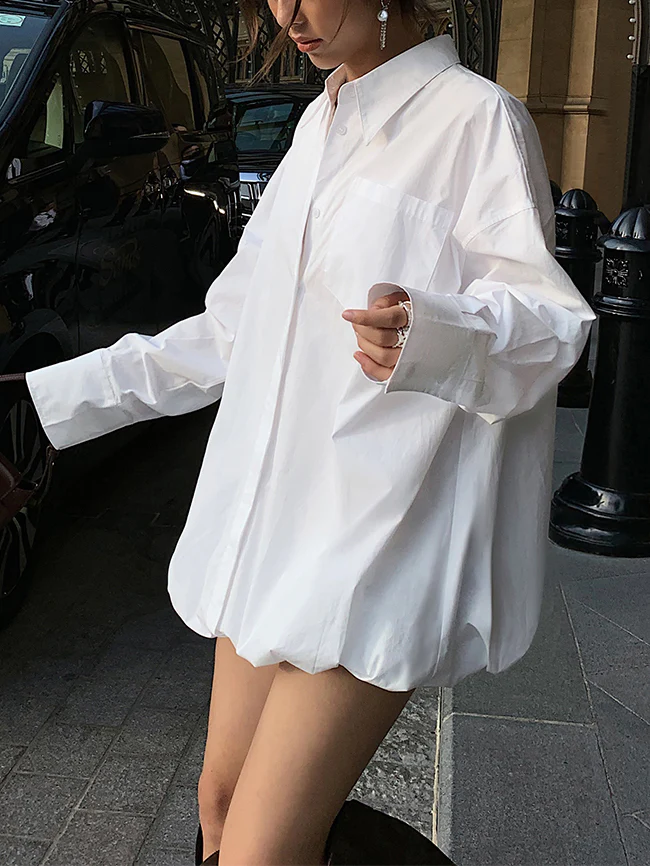2 In 1 Oversized Button Down Shirt - Image 4