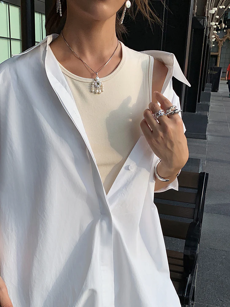 2 In 1 Oversized Button Down Shirt - Image 5