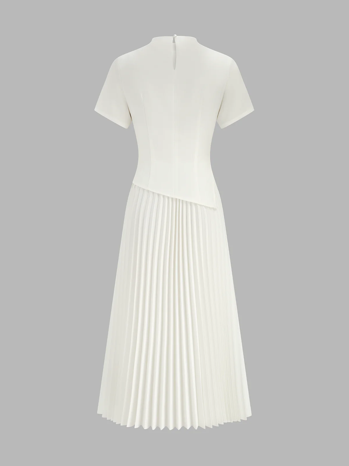 2 In 1 Short Sleeve Pleated Maxi Dress - Image 3