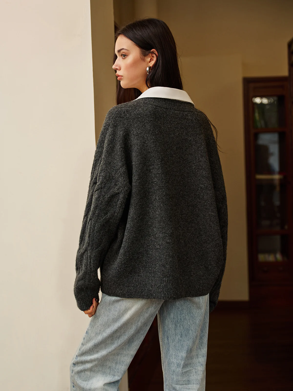 2 in 1 Twist Polo Sweater - Image 6