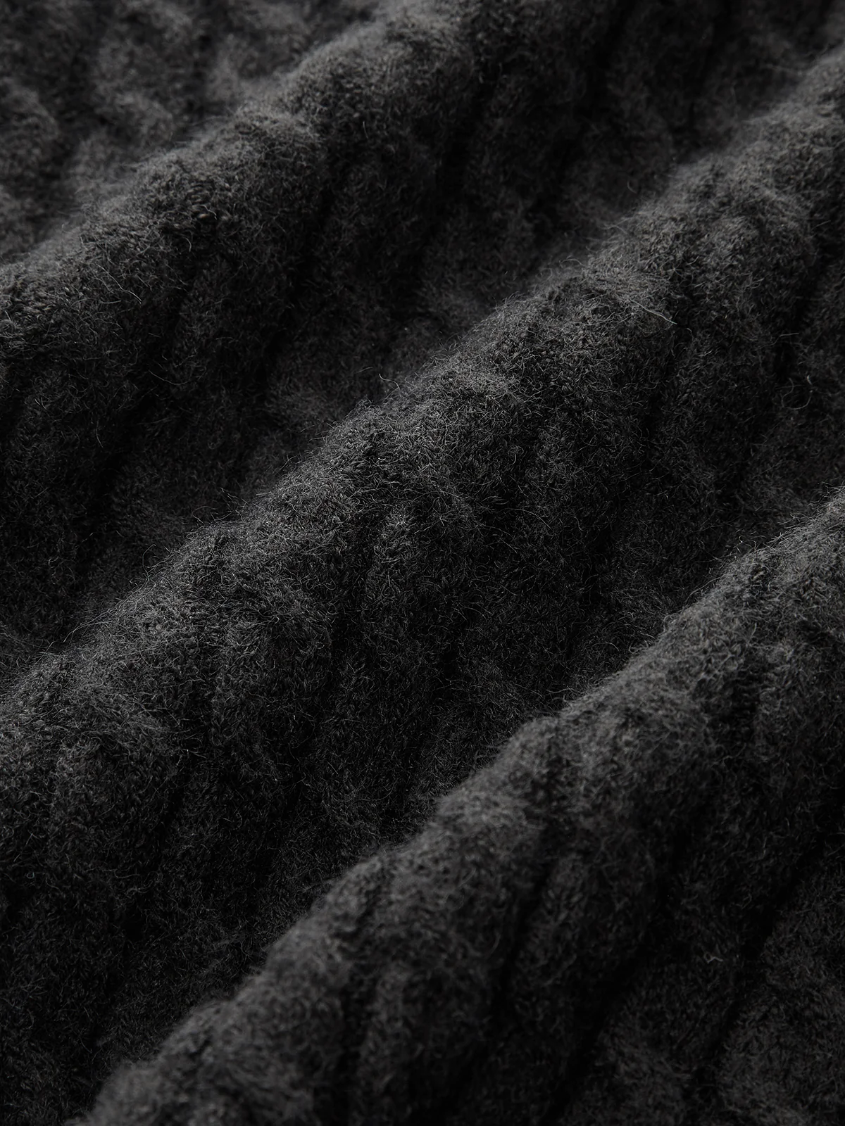 2 in1 Paneled Cable-Knit Cardigan - Image 6