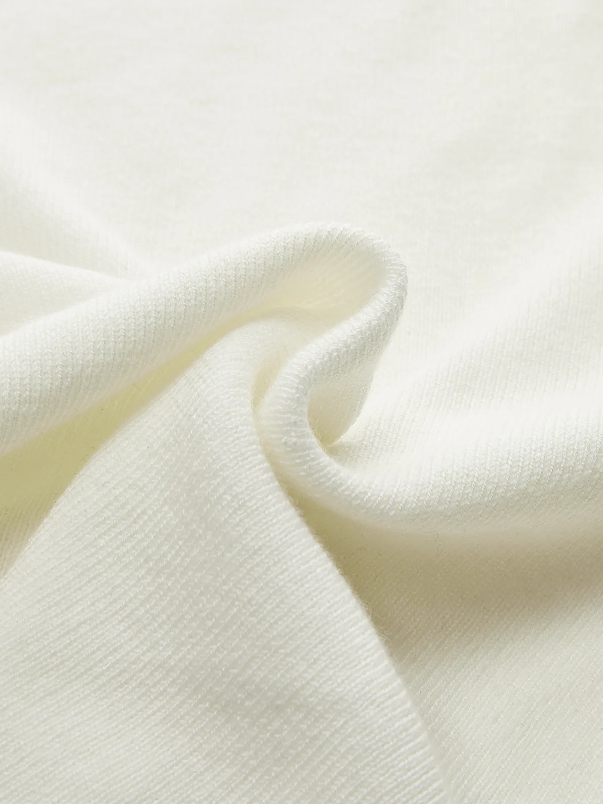 3D Floral Mock Neck Wool Blend Knit Top - Image 3