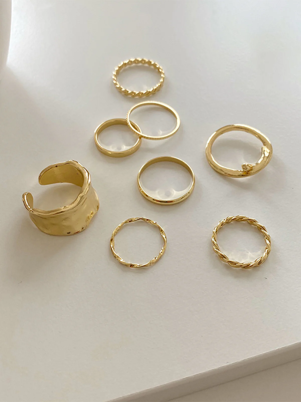 8pcs Simple Ring - Image 2