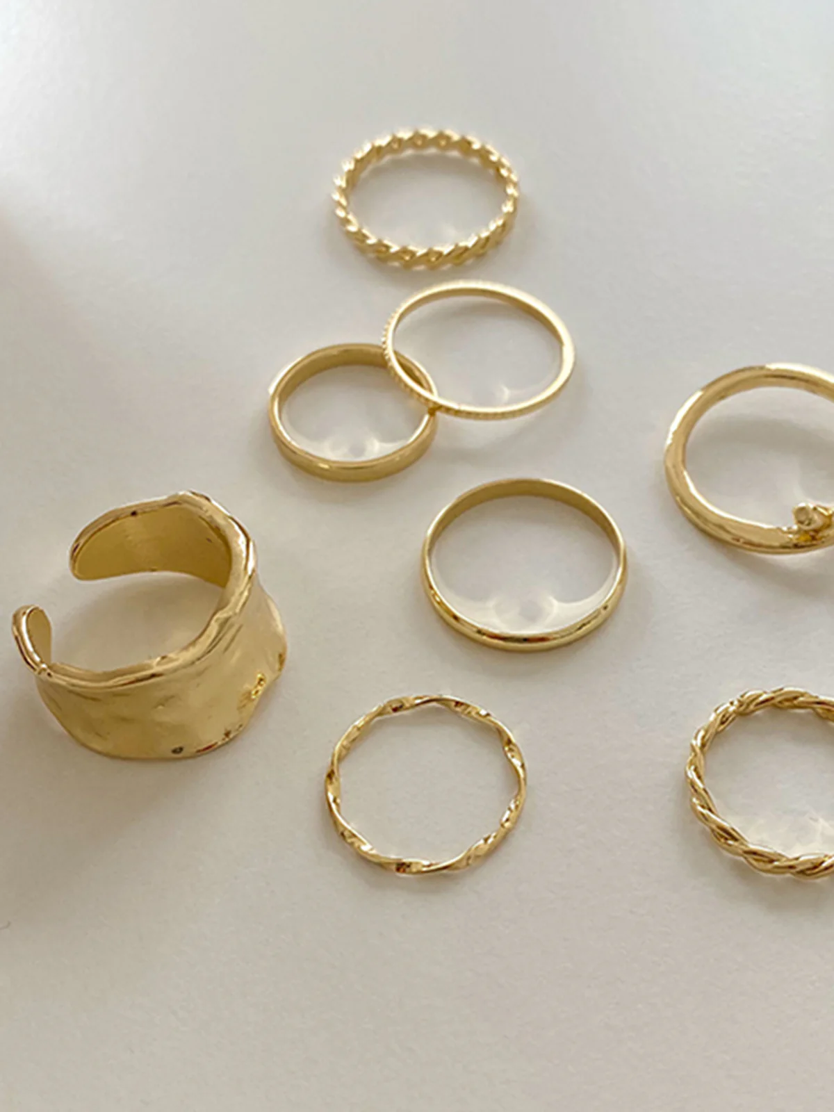 8pcs Simple Ring - Image 3