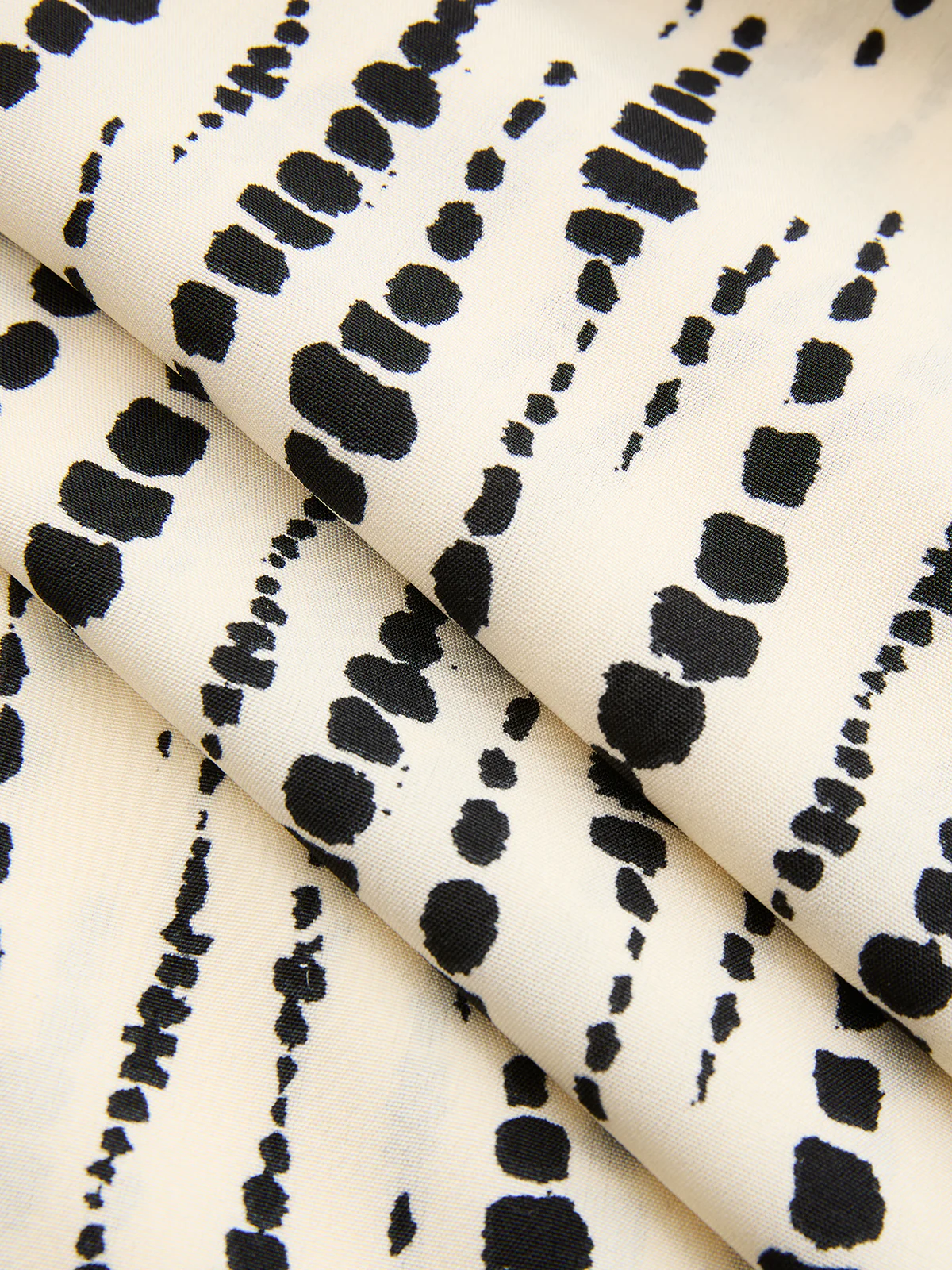 Abstract Dot Print One-Shoulder Jumpsuit - Image 3