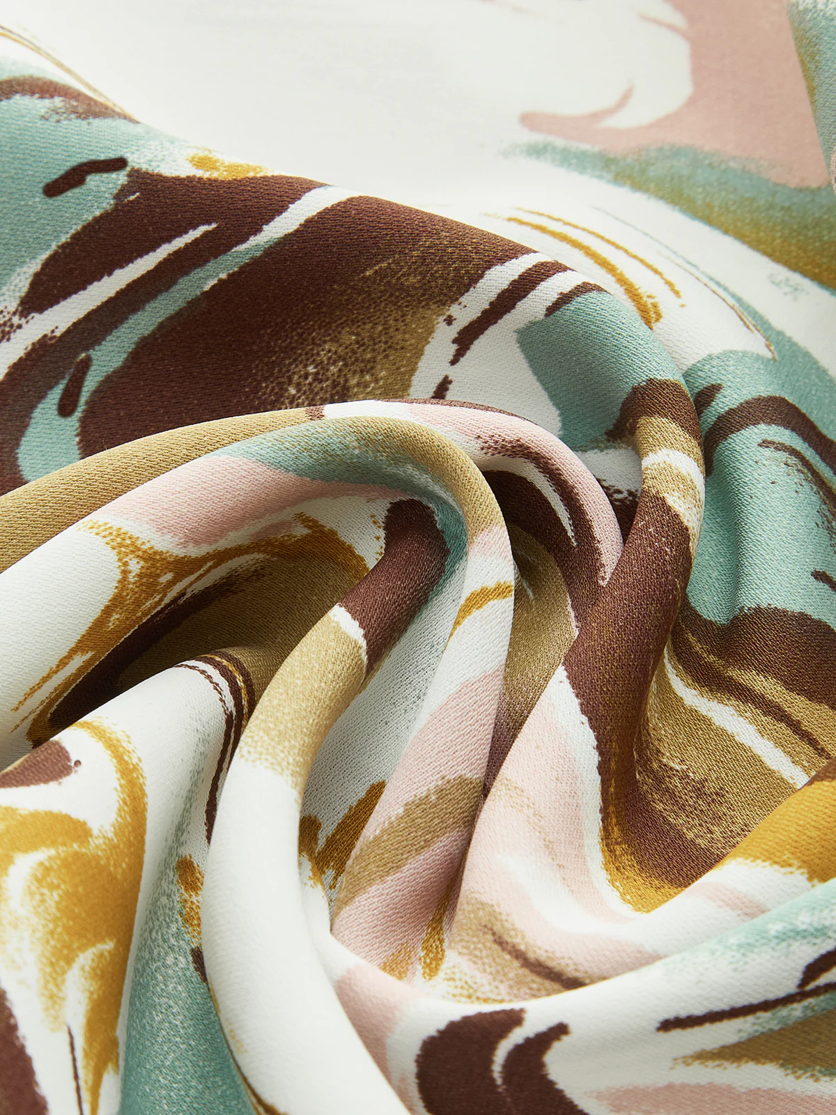 Abstract Print Wide-Leg Pants - Image 4
