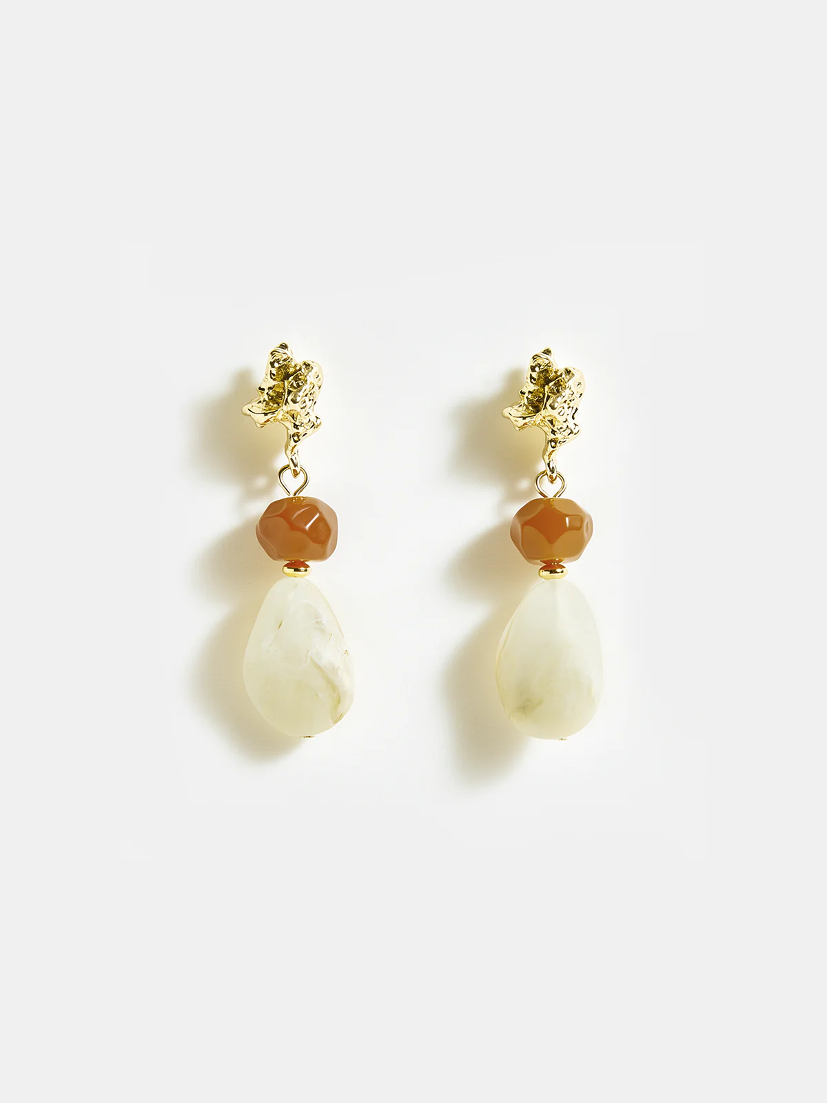 Acrylic Bead Drop Earrings - Image 2