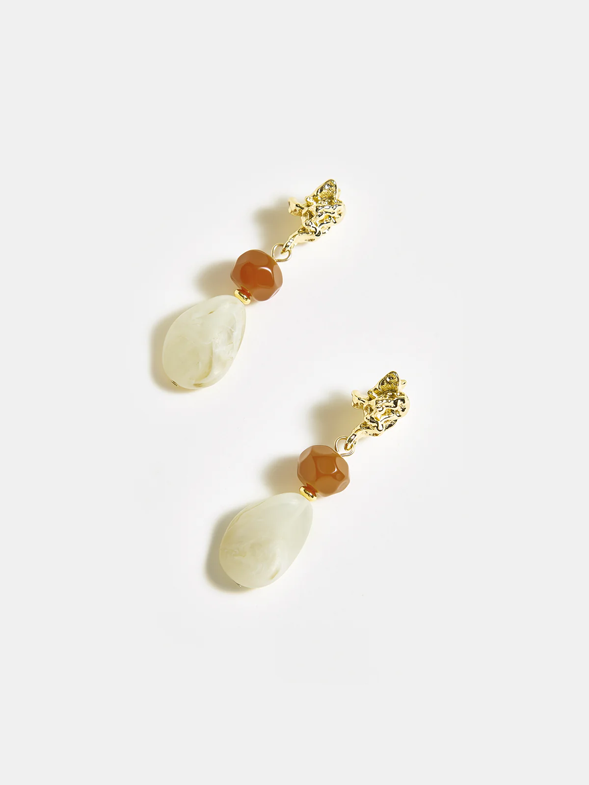 Acrylic Bead Drop Earrings - Image 3