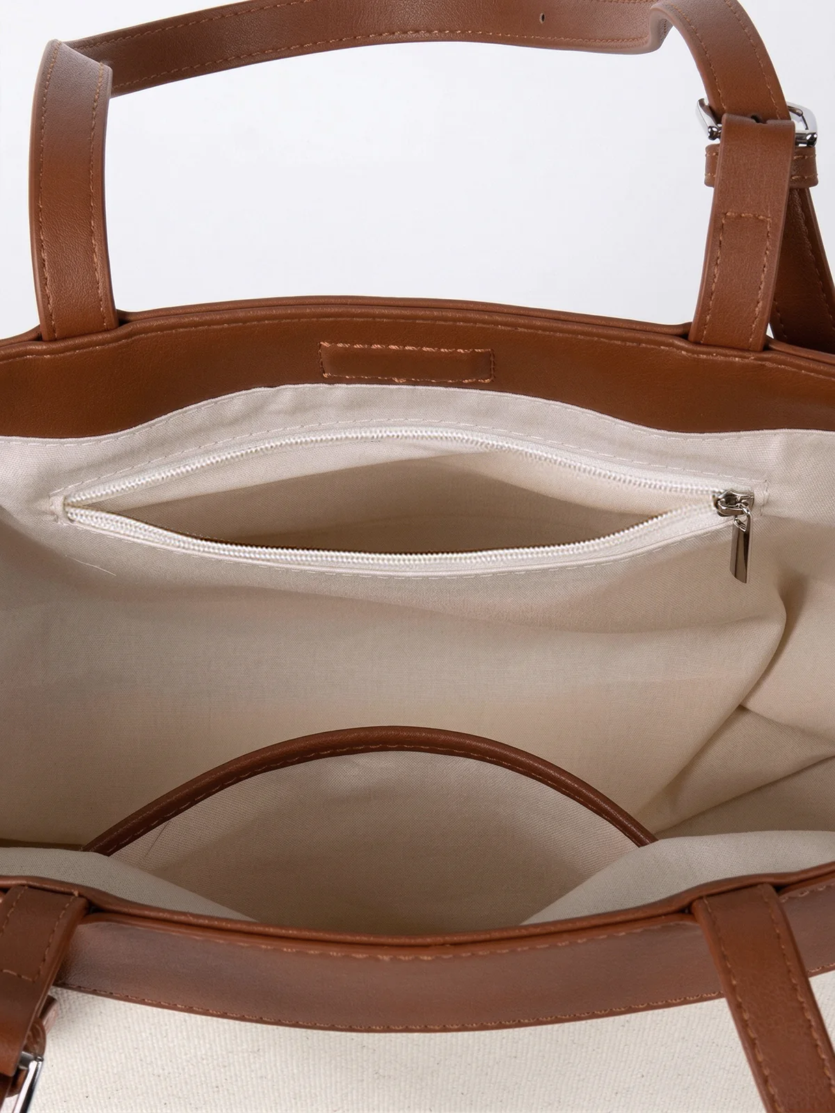 Adjustable Strap Canvas Tote Bag - Image 3
