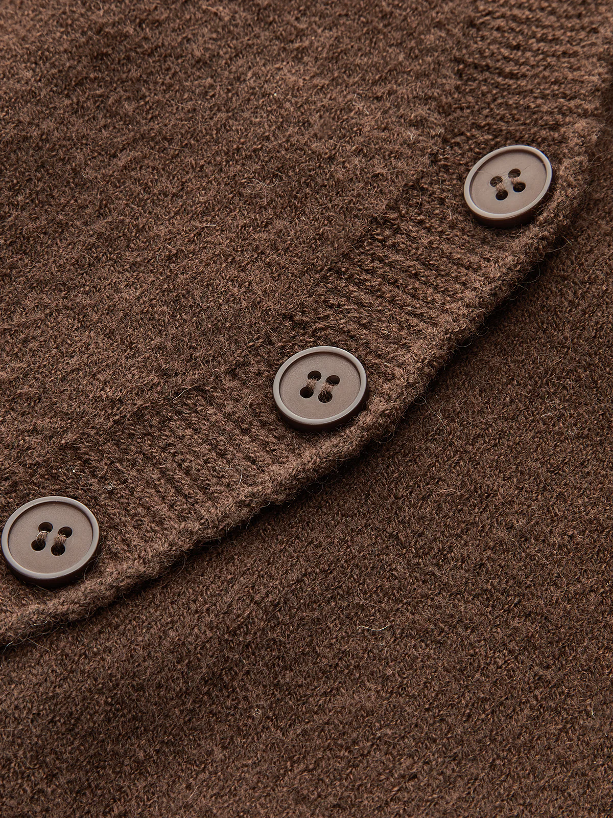 Asymmetric Button Front Cardigan - Image 3
