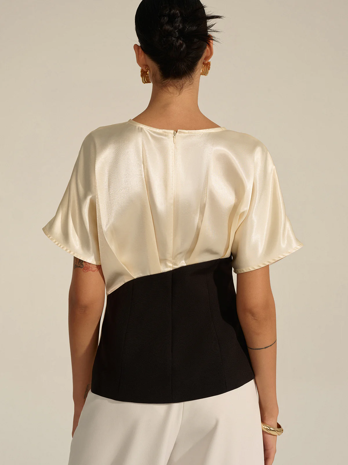 Asymmetric Color-Block Top - Image 6