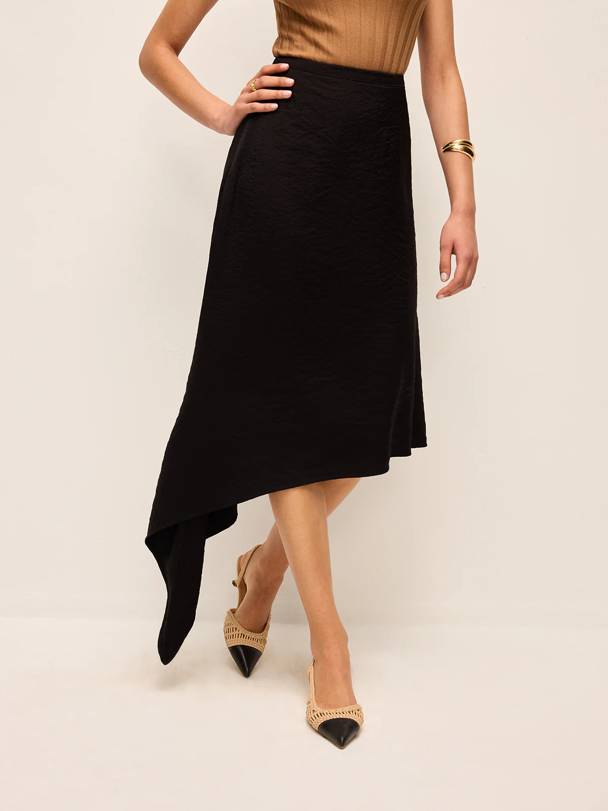 Asymmetric Hem Skirt - Image 2