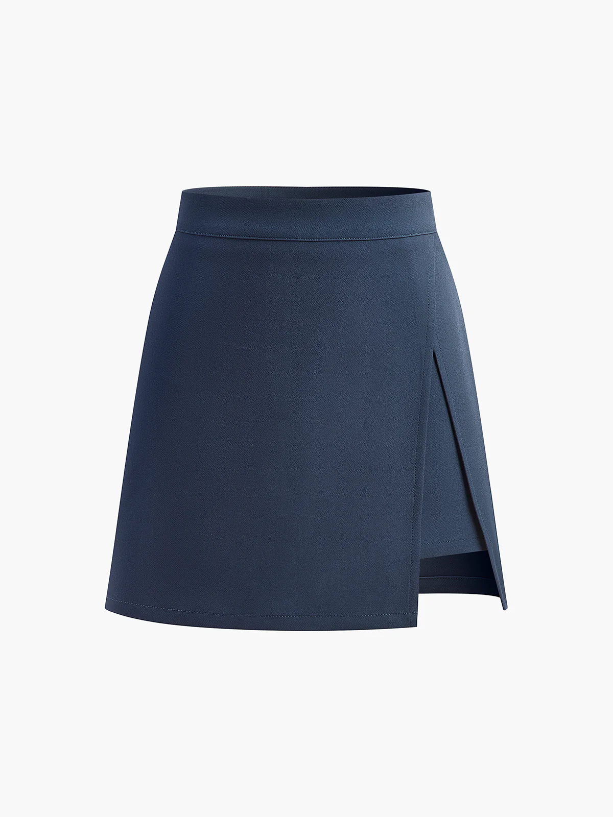 Asymmetric Layered Split Mini Skirt - Image 5