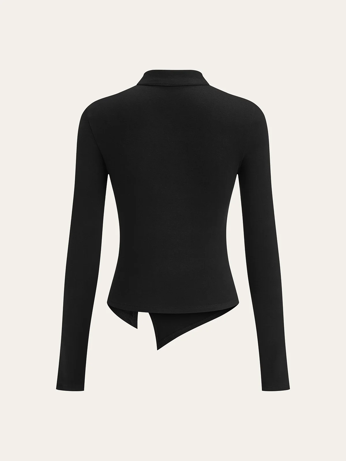 Asymmetric Metal Butterfly Detail Top - Image 3