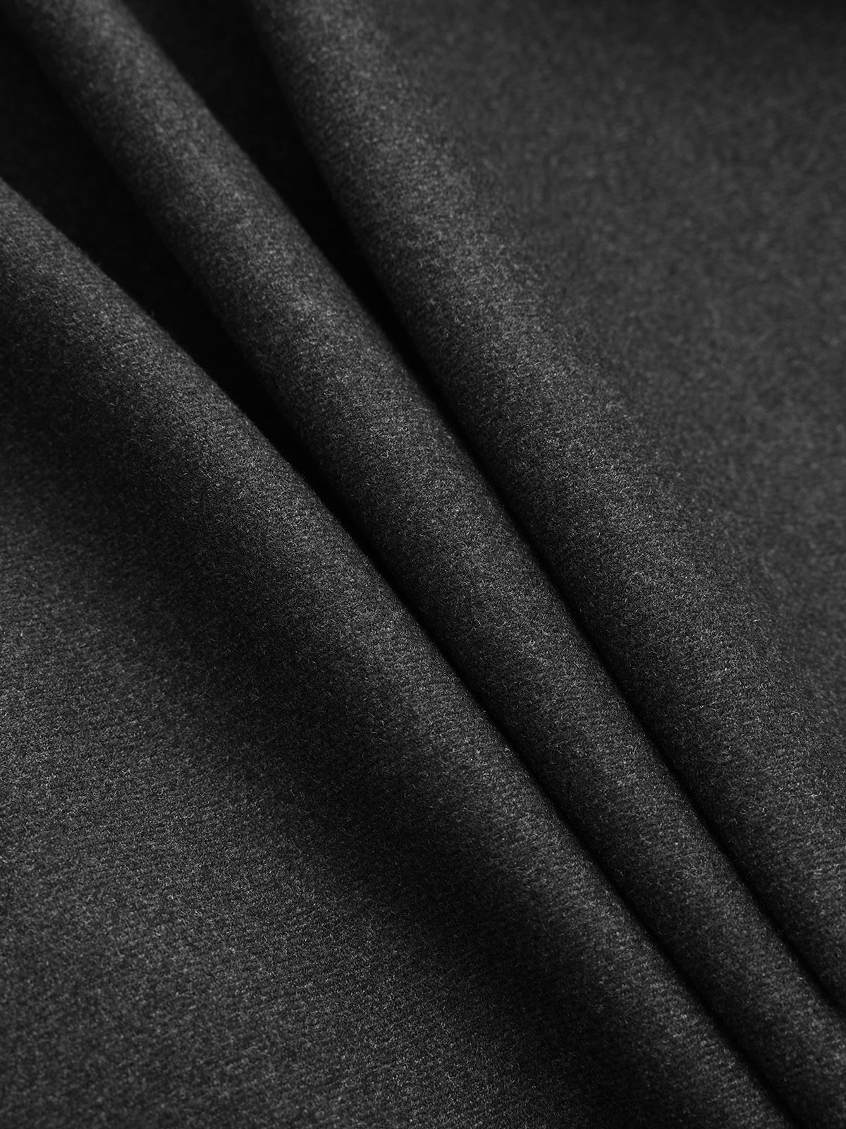 Asymmetric Mid-Waist Wide-Leg Pants - Image 3