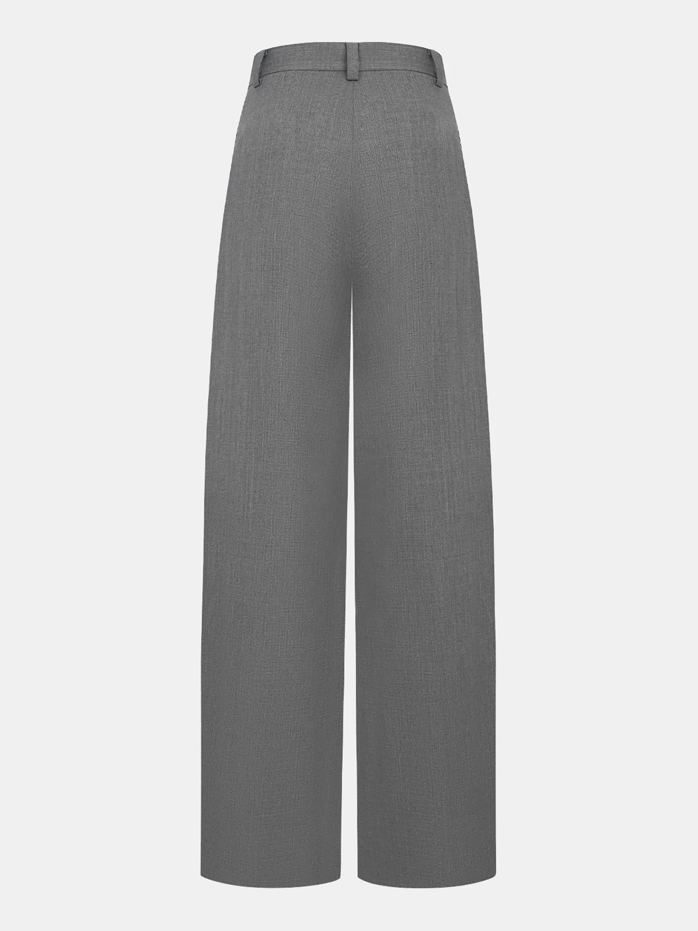 Asymmetric Pleated Wide-Leg Pants - Image 2