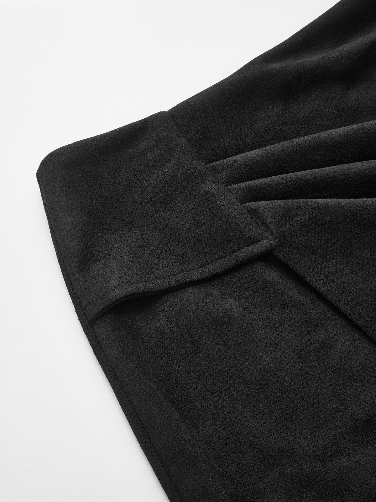 Asymmetric Ruched Midi Skirt - Image 5