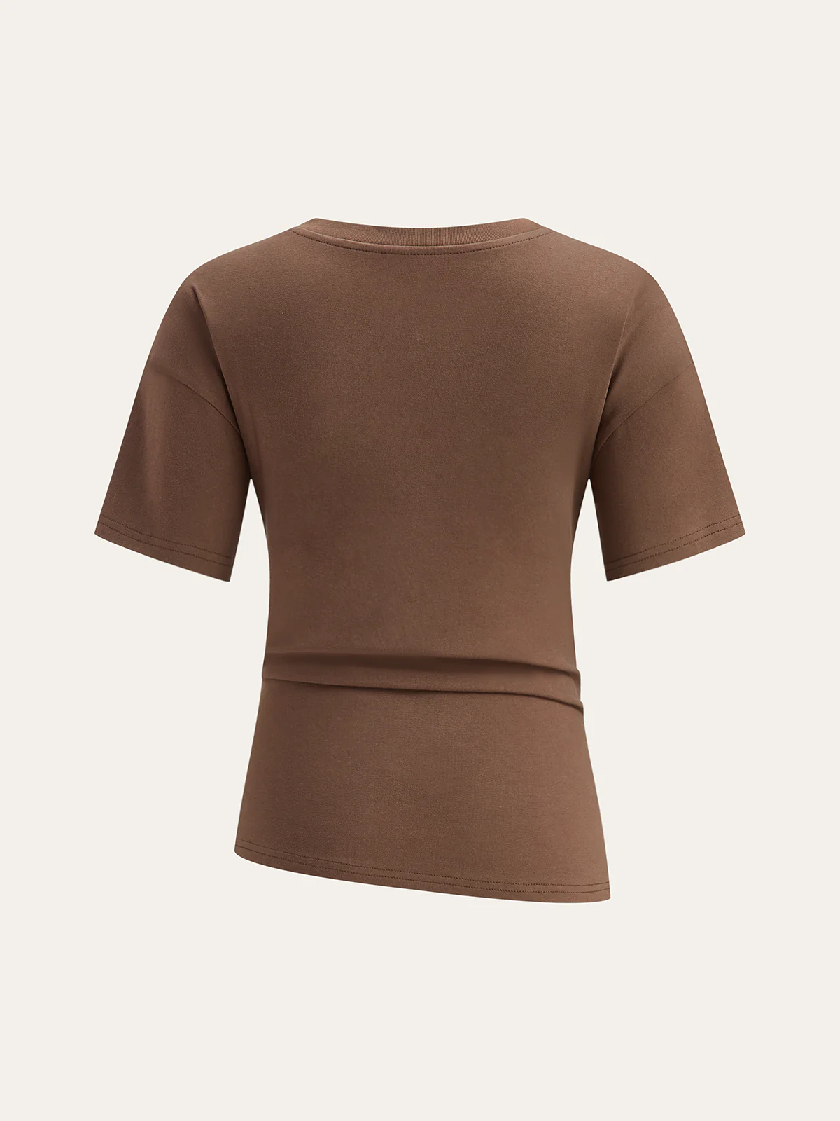Asymmetric Short-Sleeved Top - Image 3