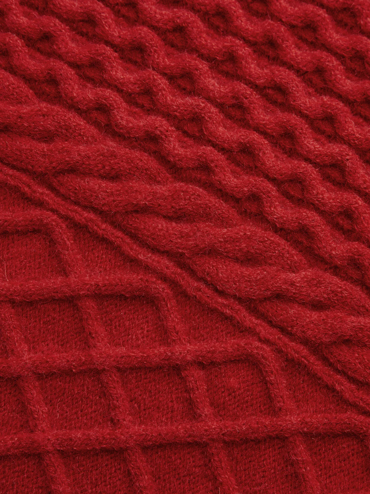 Asymmetric Textured Knit Polo Sweater - Image 4