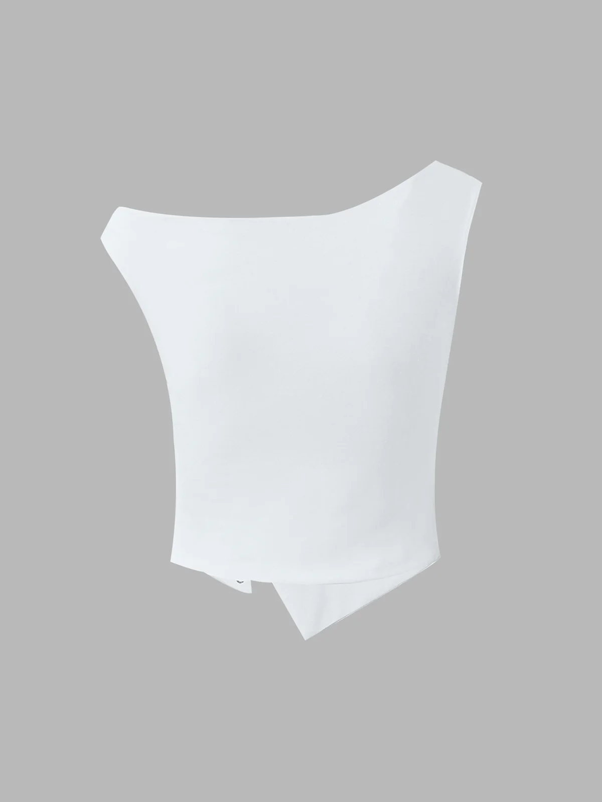 Asymmetrical Button Up Tank Top - Image 5