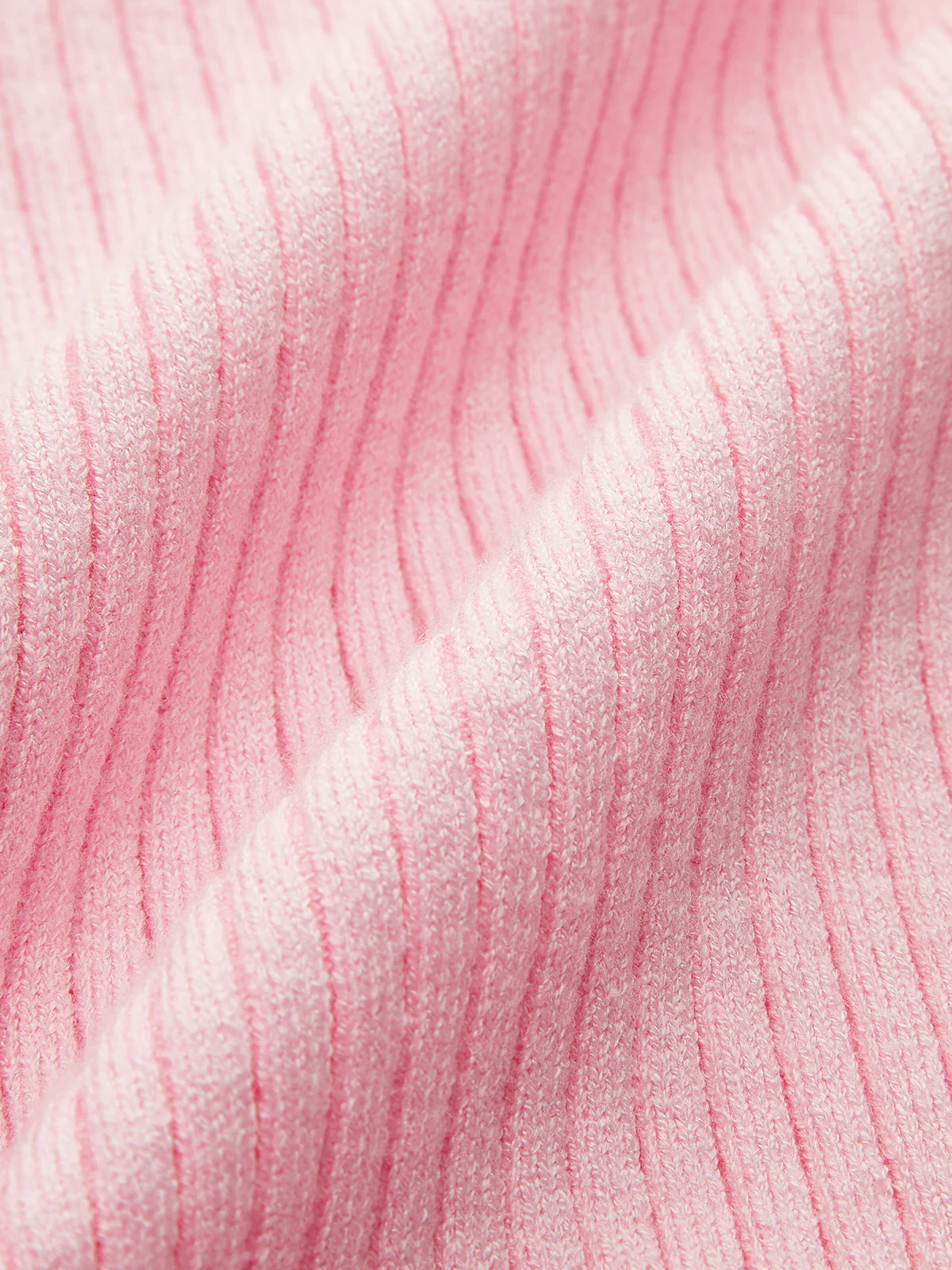 Asymmetrical Halter Button Knit Top - Image 4