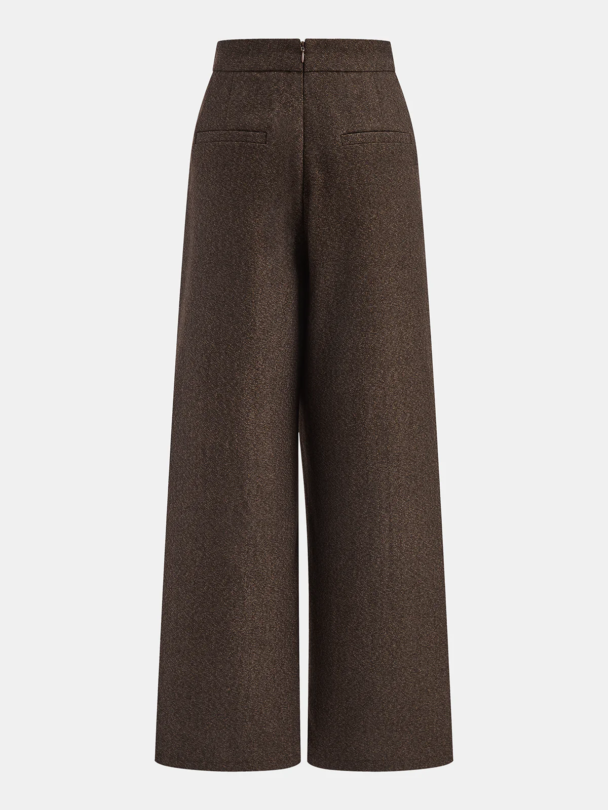Asymmetrical High-Waisted Wide-Leg Pants - Image 2