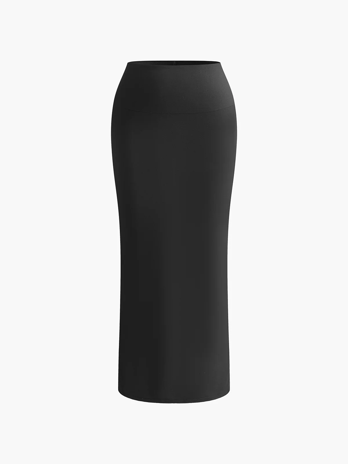Asymmetrical Neck Ruched Top & Split Maxi Skirt Set - Image 9