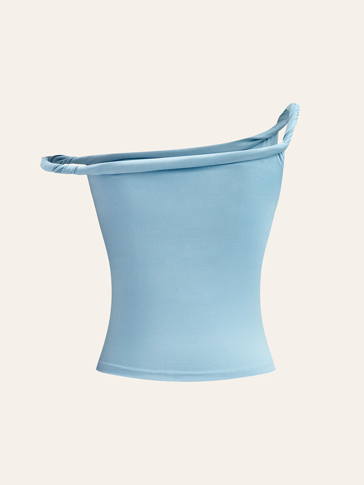 Asymmetrical Neck Tank Top - Image 2