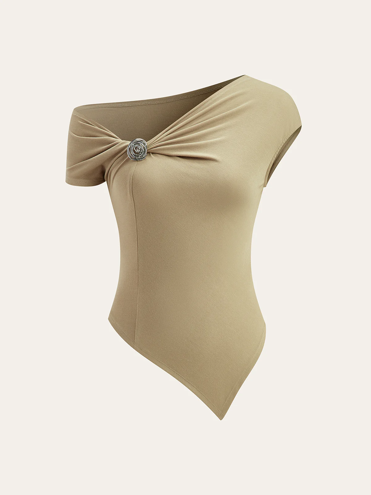 Asymmetrical Off-Shoulder Top