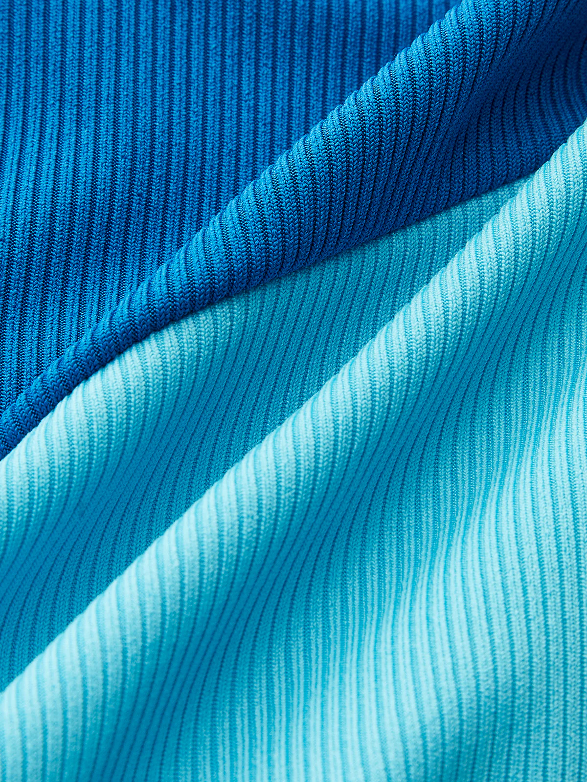 Asymmetrical Striped One-Shoulder Swimsuit - Image 7