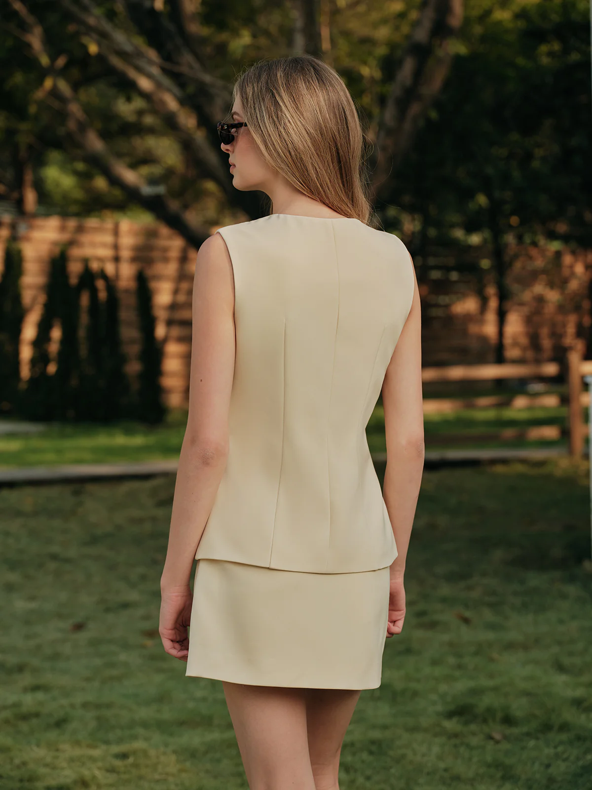 Asymmetrical Wrap High Waist Skirt - Image 6
