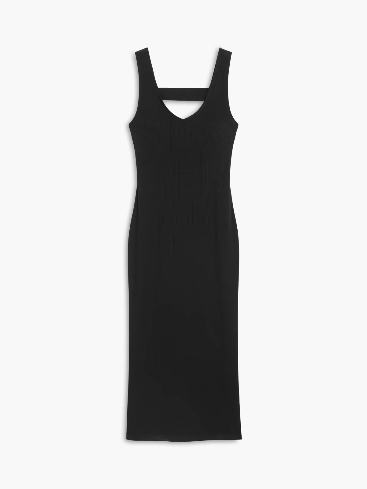 Back Cutout Knit Midi Dress - Image 2
