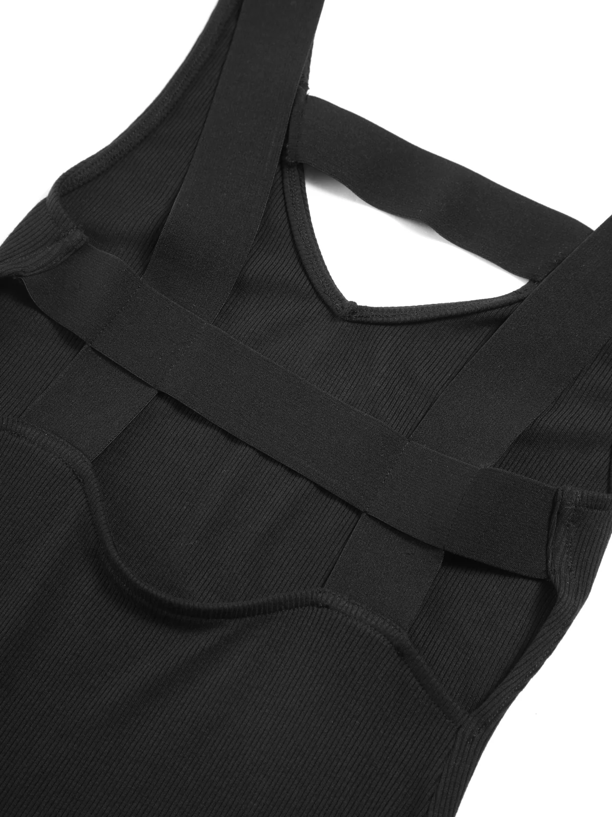 Back Cutout Knit Midi Dress - Image 4