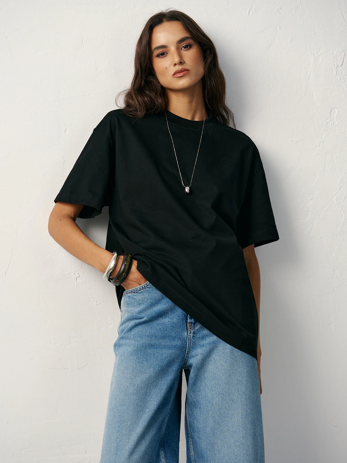 Basic Cotton Oversized T-Shirt - Image 3