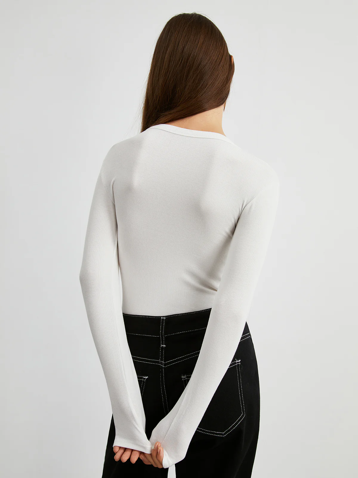 Basic Long Sleeve Shirt - Image 4