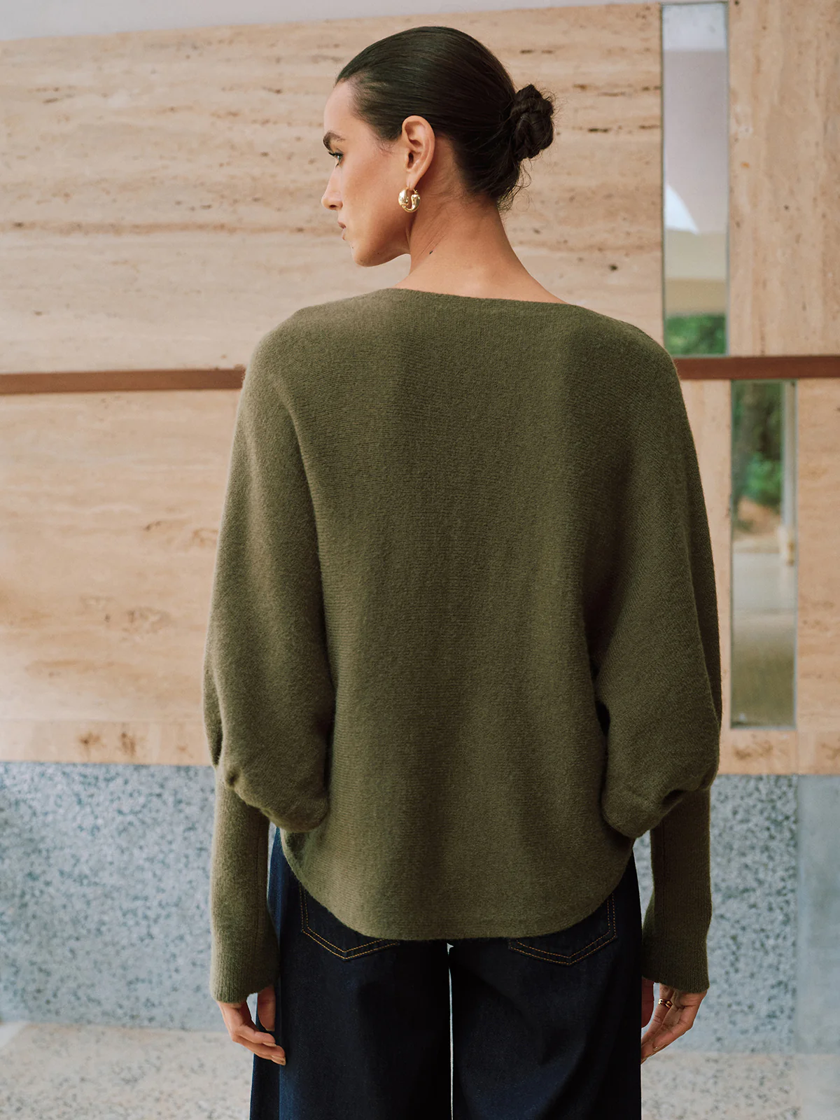 Batwing Sleeve Sweater - Image 5