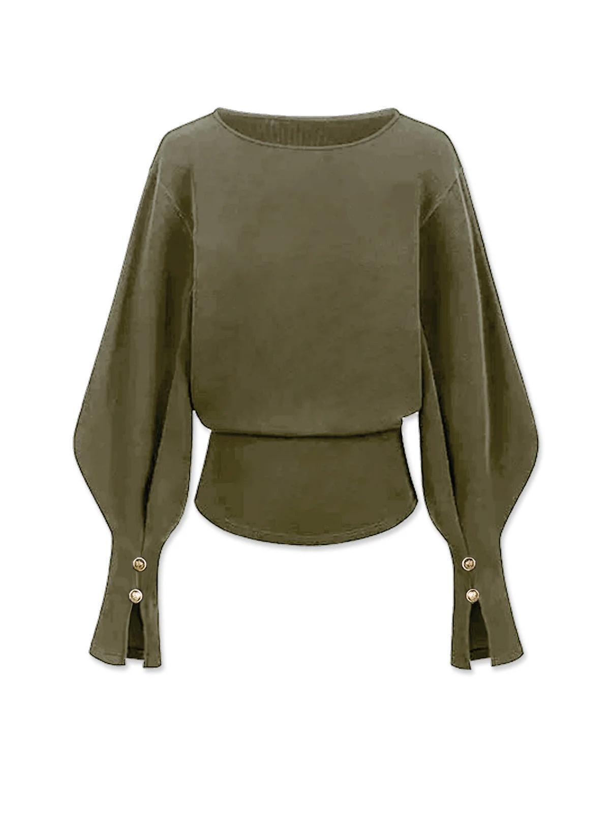 Bell Sleeve Cinched Sweatshirt - Image 12