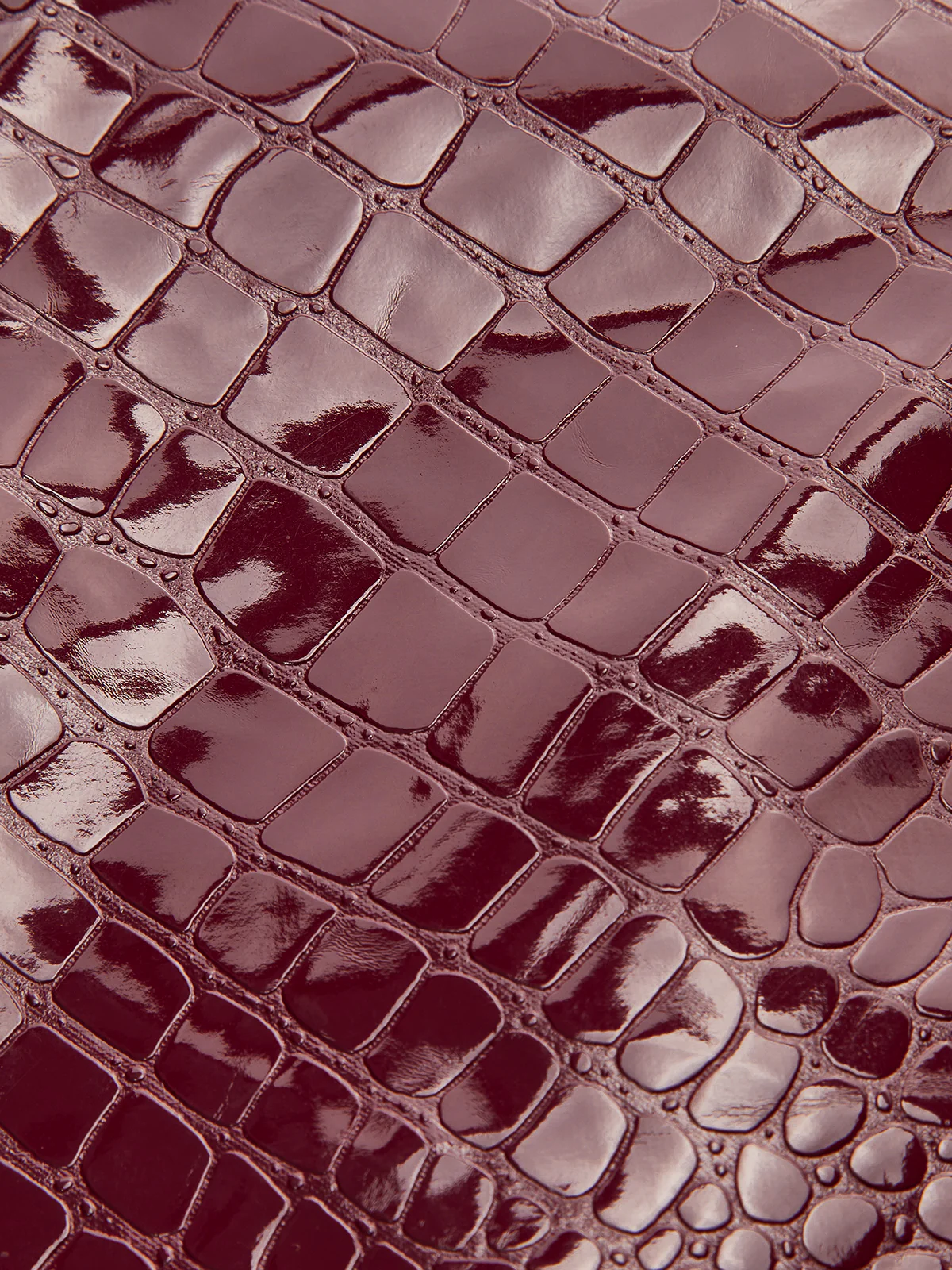 Belted Croc Embossed PU Leather Mini Skirt - Image 6