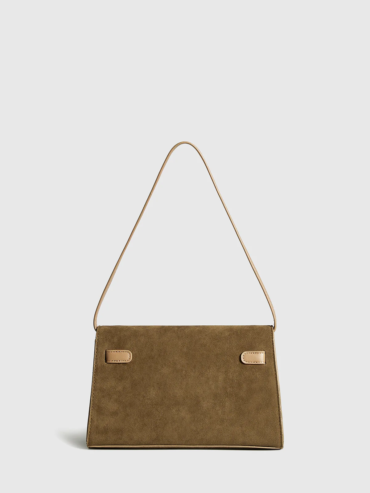 Belted-Decor Flap Shoulder Bag - Image 4