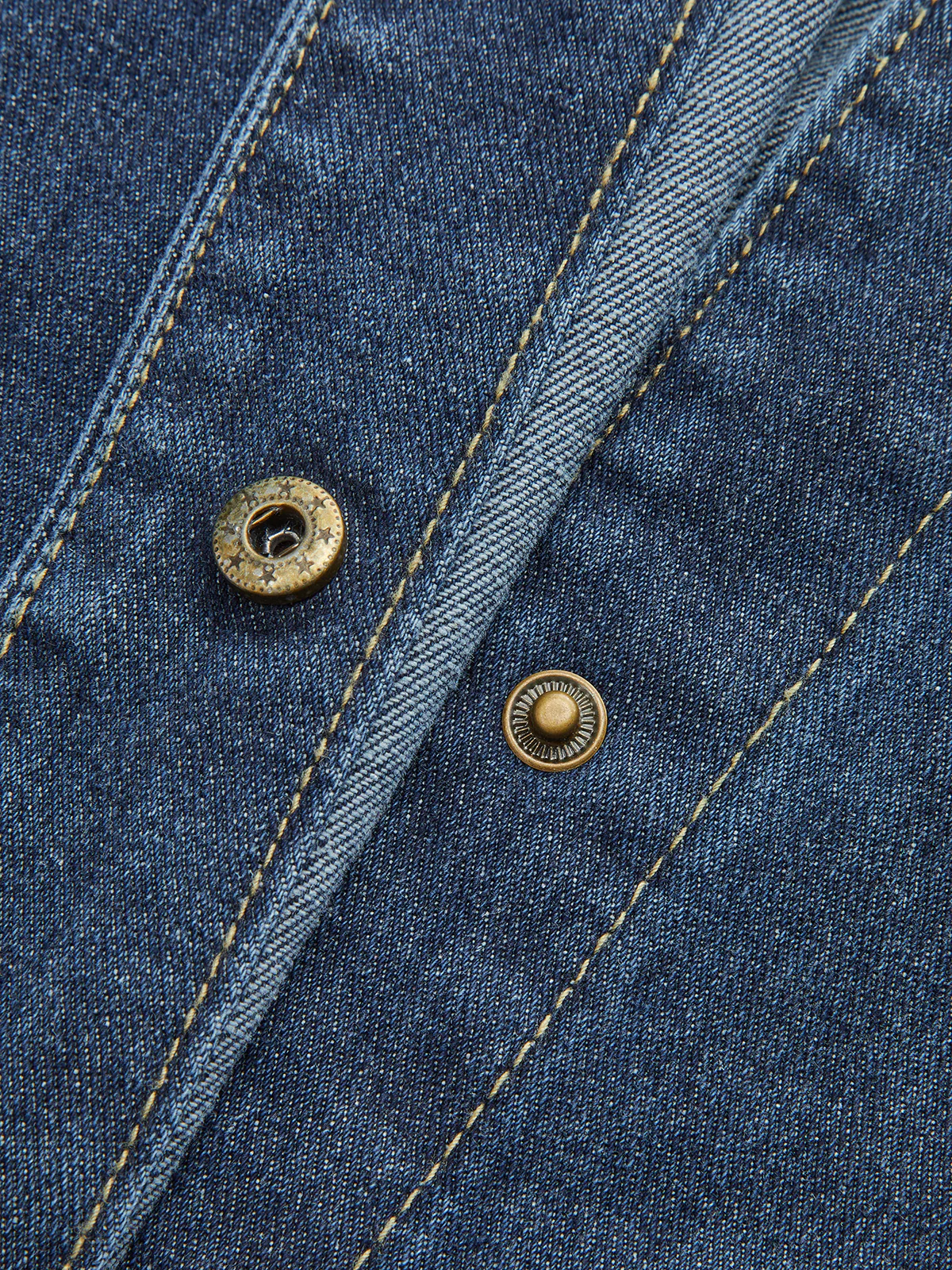 Belted Denim Shirt Jacket - Image 2
