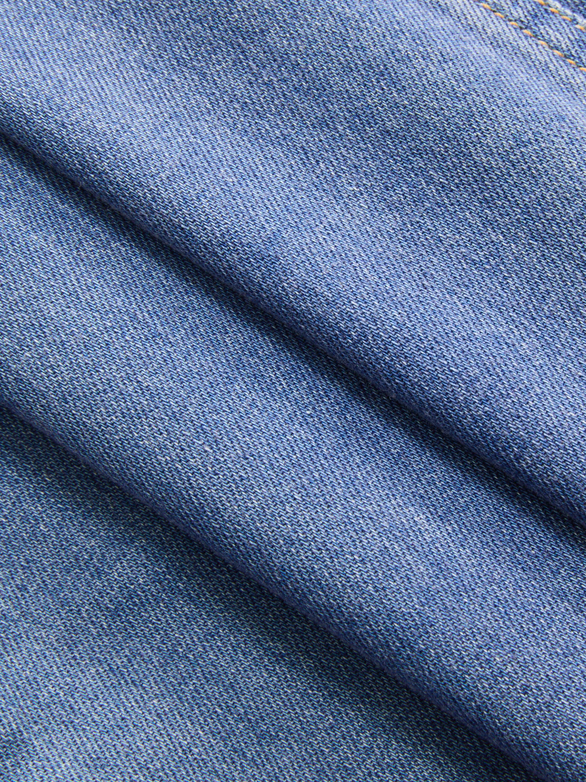 Belted Denim Sleeveless Shirt Dress - Image 3