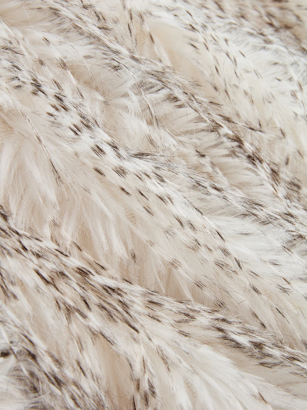Belted Faux Fur Sleeveless Vest - Image 3