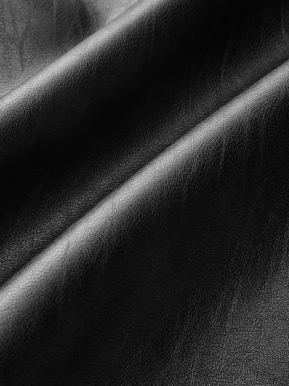 Belted Faux Leather Pleated Waist Maxi Skirt - Image 3
