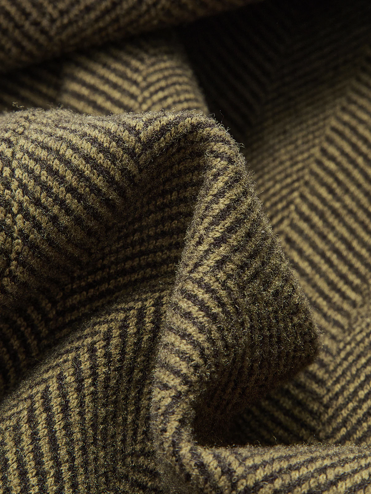 Belted Herringbone Double-Breasted Blazer - Image 4