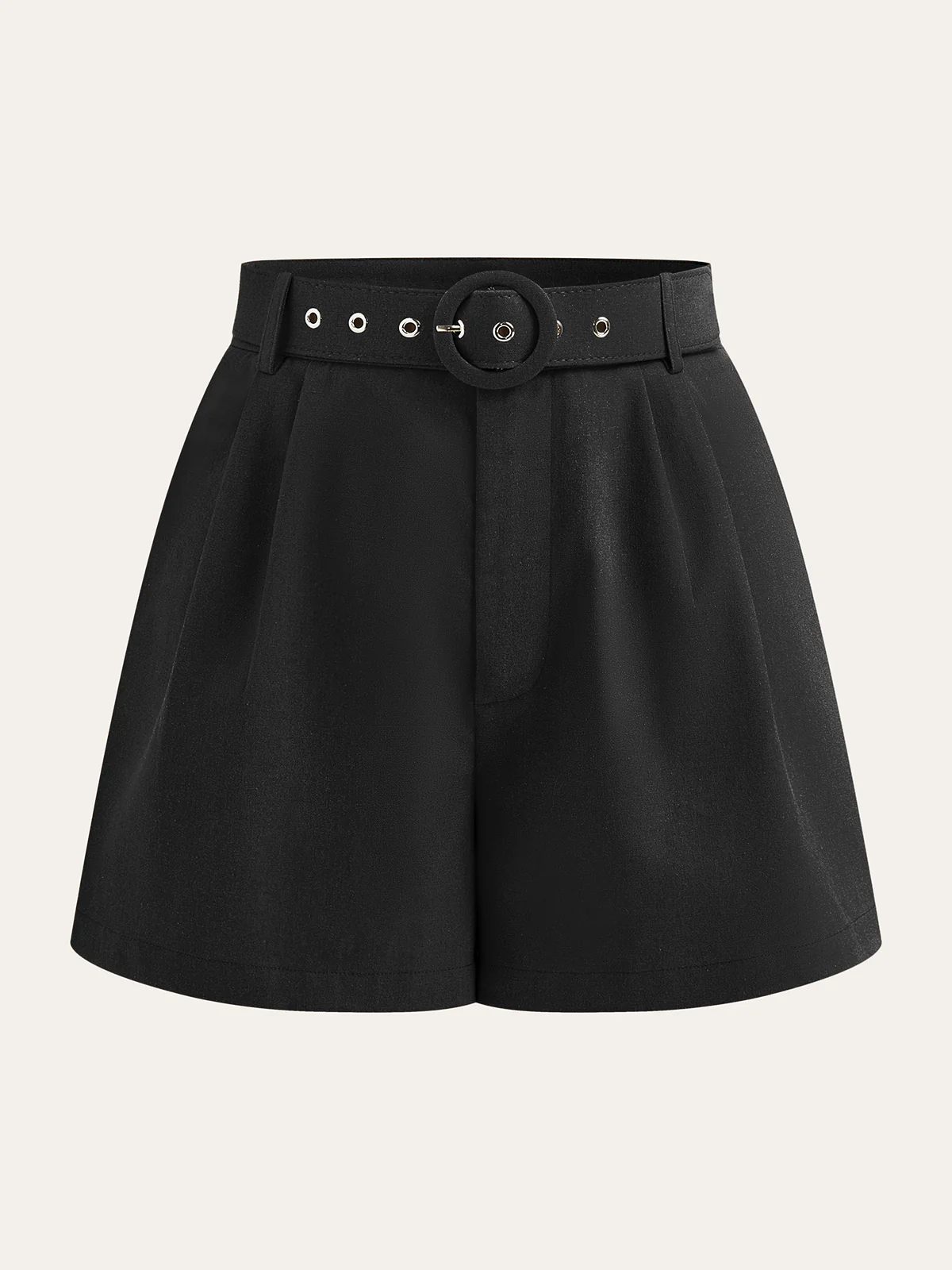 Belted Mid-Waisted Shorts - Image 6