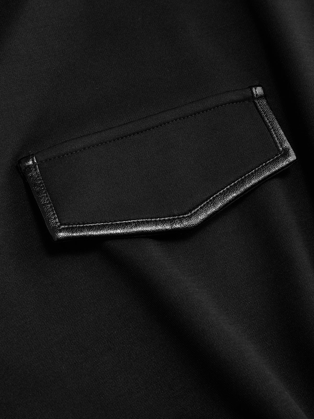 Belted Midi Dress with Contrast Pocket Detail - Image 4